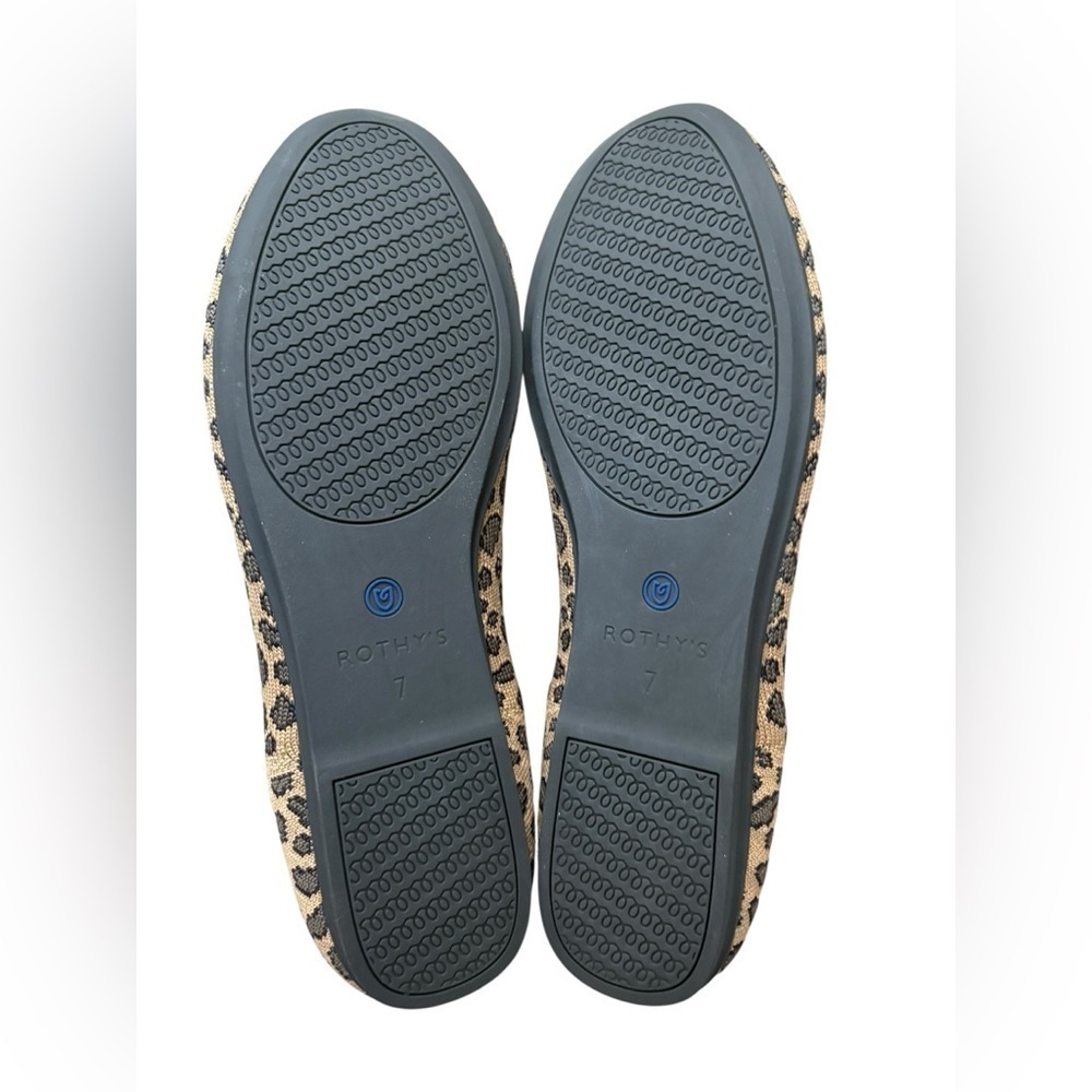 Rothy's Chocolate Spot Textile The Flat Slip On Comfort Shoes Women’s US 7. - Picture 7 of 7